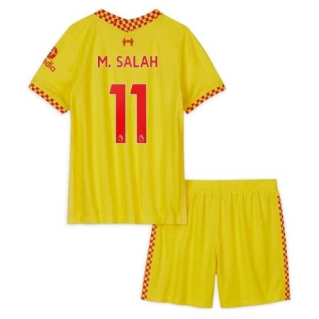 Camisolas de Futebol Liverpool M.Salah 11 Criança 3ª 2021-22